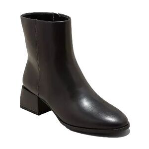 A New Day ~ Women's Emmy Dress Boots - Black 6.5 ~ square heel ~ side zipped